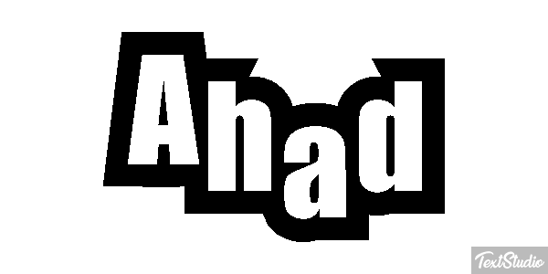Ahad Texteffekt