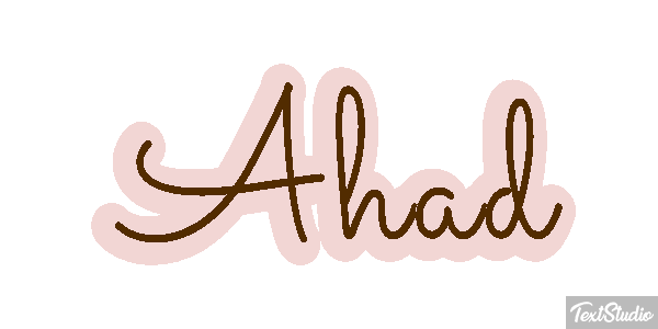 Ahad Texteffekt