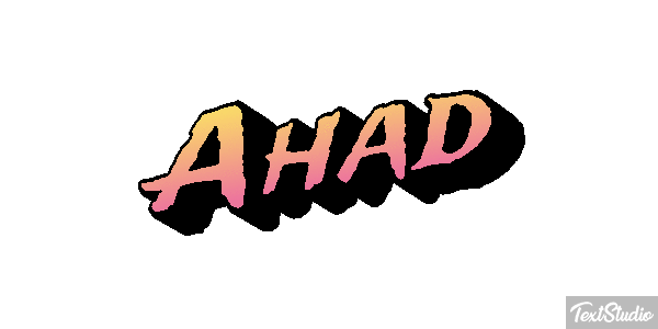 Ahad Texteffekt