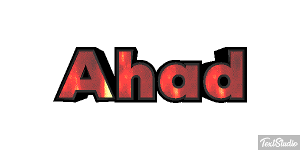 Ahad Texteffekt
