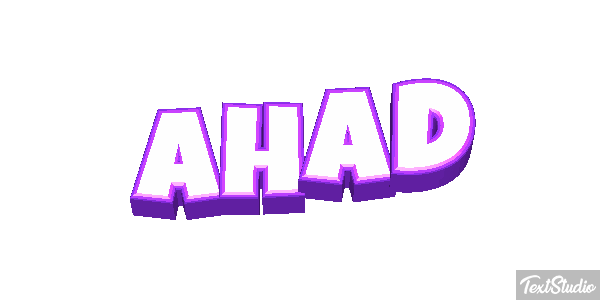 Ahad Texteffekt