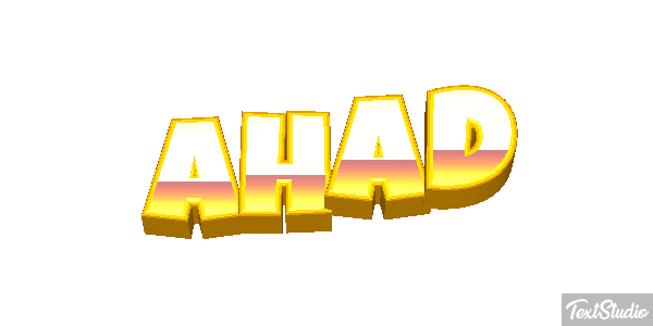 Ahad Texteffekt
