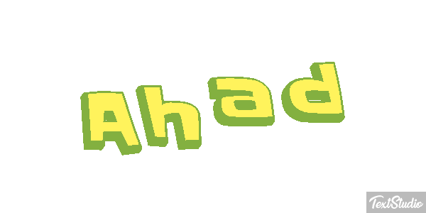 Ahad Texteffekt