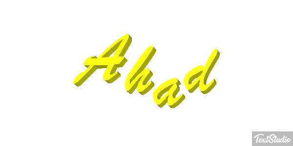 Ahad Texteffekt