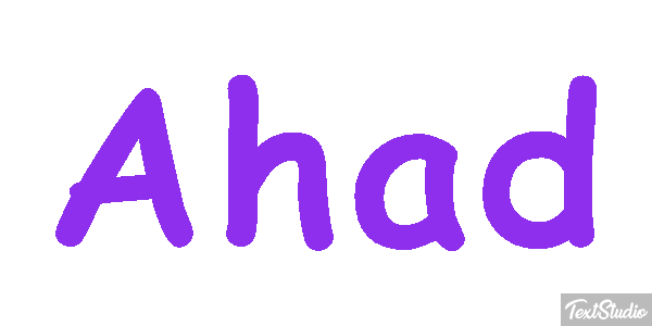 Ahad Texteffekt
