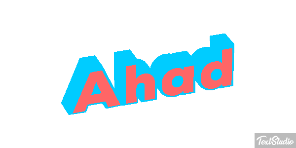 Ahad Texteffekt
