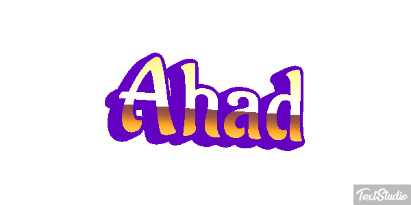 Ahad Texteffekt