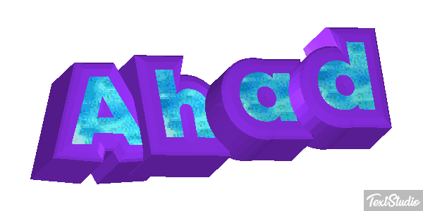Ahad Texteffekt