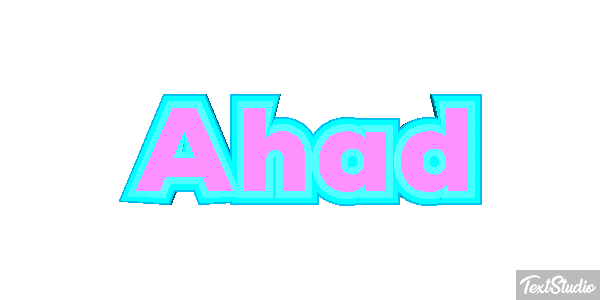 Ahad Texteffekt