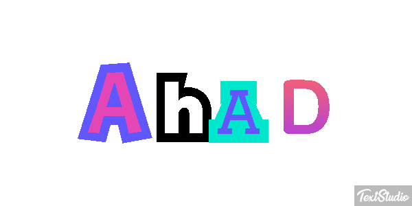 Ahad Texteffekt