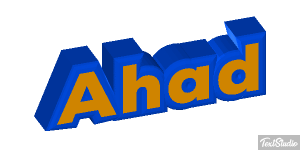 Ahad Texteffekt