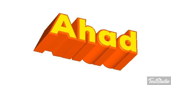 Ahad Texteffekt