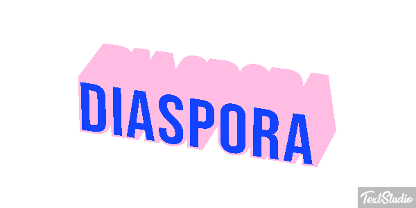 Diaspora Efecto de texto