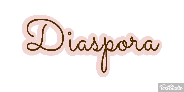 Diaspora Efecto de texto