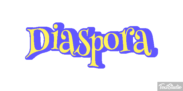 Diaspora Efecto de texto