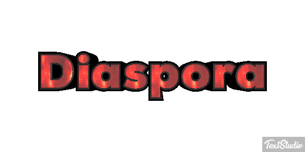 Diaspora Efecto de texto