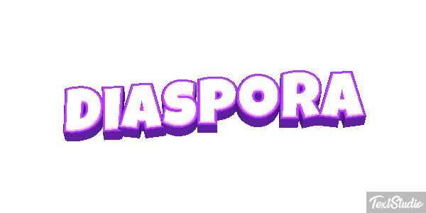 Diaspora Efecto de texto