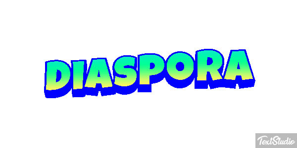 Diaspora Efecto de texto