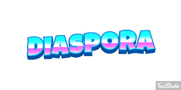 Diaspora Efecto de texto
