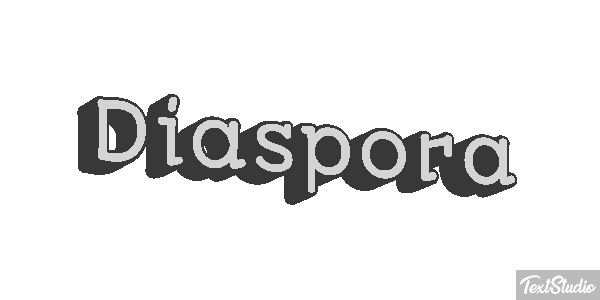 Diaspora Efecto de texto