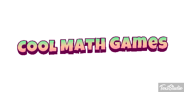 Cool Math Games Text effect