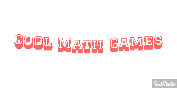 Cool Math Games Text effect