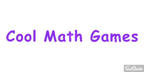 Cool Math Games Text effect