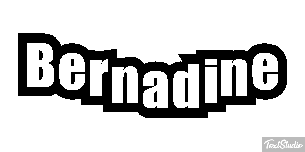 Bernadine Effetto testo