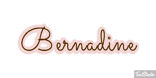 Bernadine Effetto testo