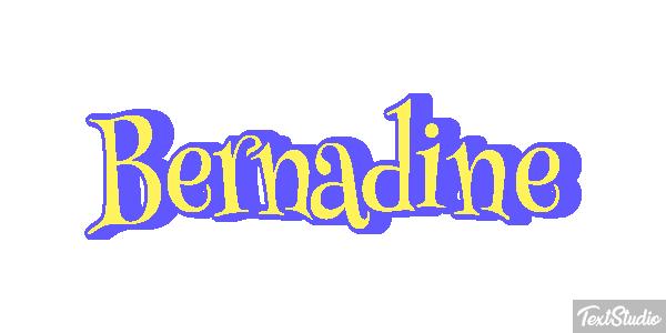 Bernadine Effetto testo