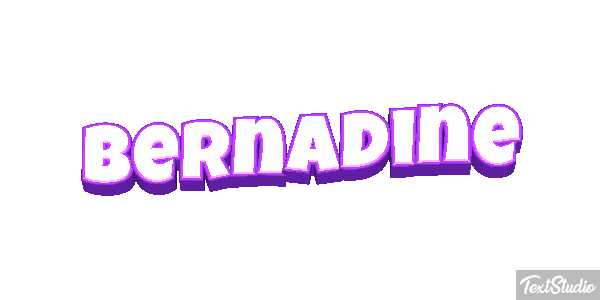 Bernadine Effetto testo
