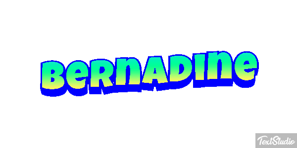 Bernadine Effetto testo