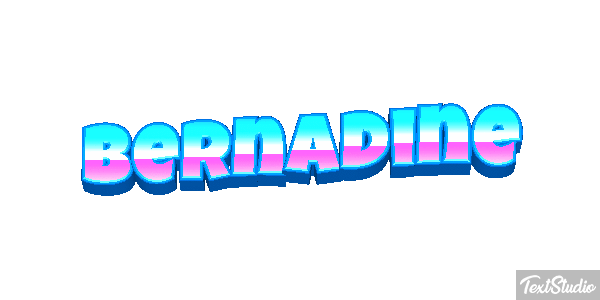 Bernadine Effetto testo