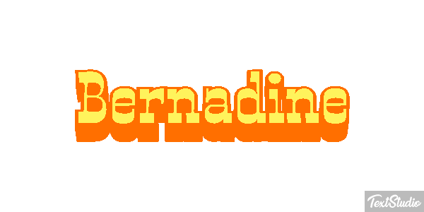 Bernadine Effetto testo