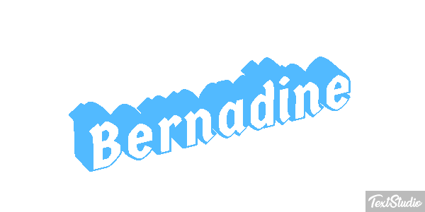 Bernadine Effetto testo