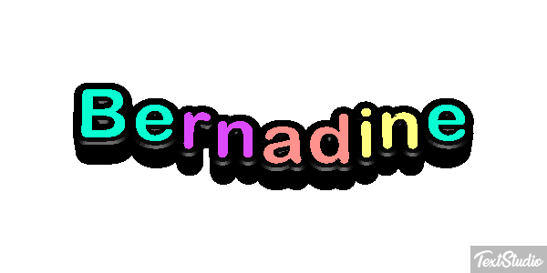 Bernadine Effetto testo