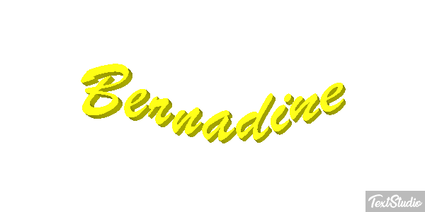 Bernadine Effetto testo