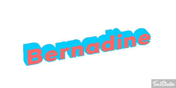 Bernadine Effetto testo