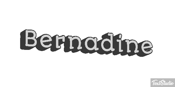 Bernadine Effetto testo