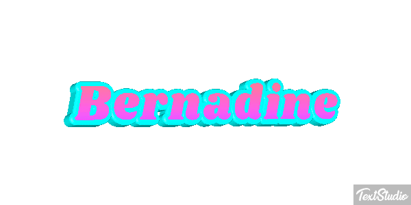 Bernadine Effetto testo