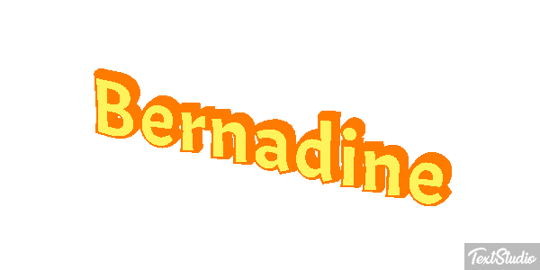 Bernadine Effetto testo