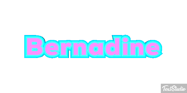 Bernadine Effetto testo