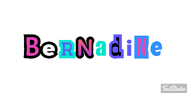 Bernadine Effetto testo