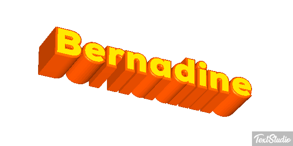 Bernadine Effetto testo