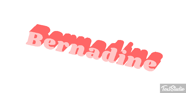 Bernadine Effetto testo