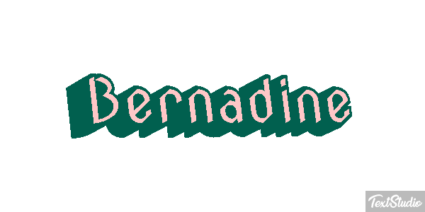 Bernadine Effetto testo