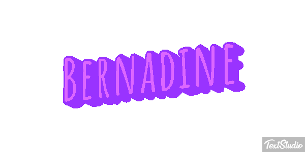 Bernadine Effetto testo