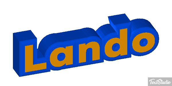 Lando Effetto testo
