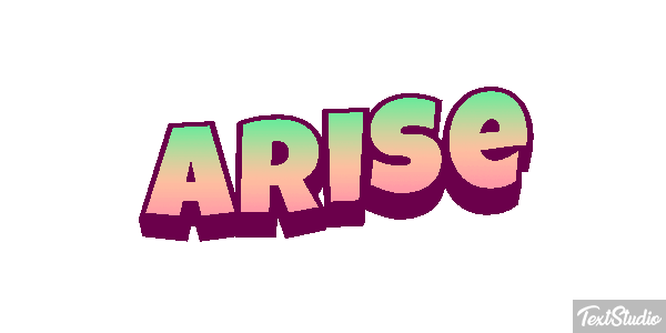 Arise Efeito do texto