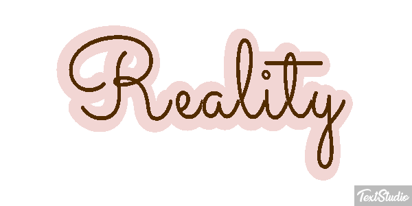 Reality Effet de texte